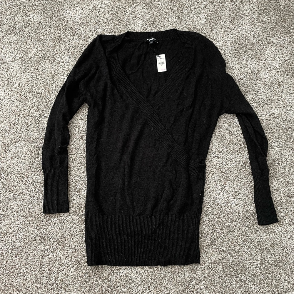 Express Women's Black Sweater